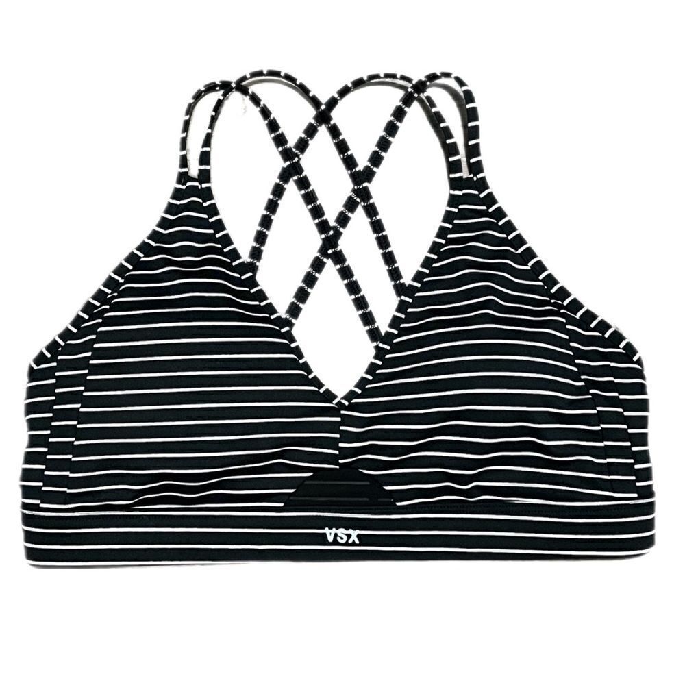 Victorias Secret Vsx Strappy back padded with removable padding sport bra L